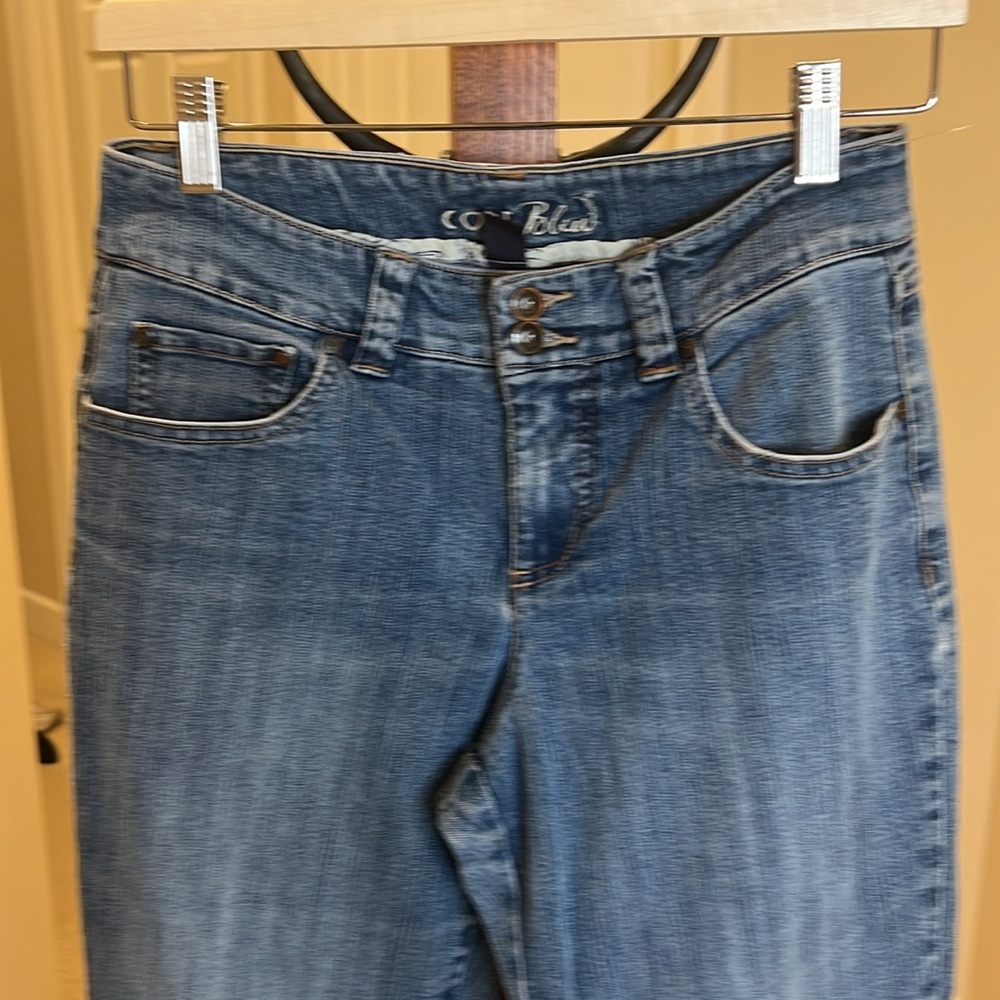 Code Bleu Mid Rise Flare/Bootcut Jeans size 4 Long - Picture 2 of 9